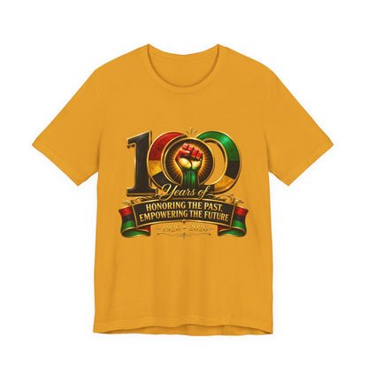 100 Years Anniversary Tee — "Honoring the Past, Empowering the Future" Centennial T-Shirt (1926–2026)