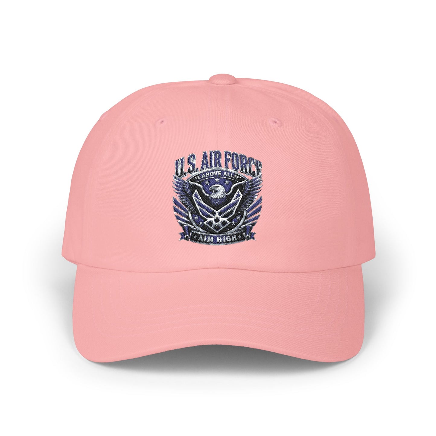 U.S. Air Force Dad Cap — Embroidered Military Logo Baseball Hat