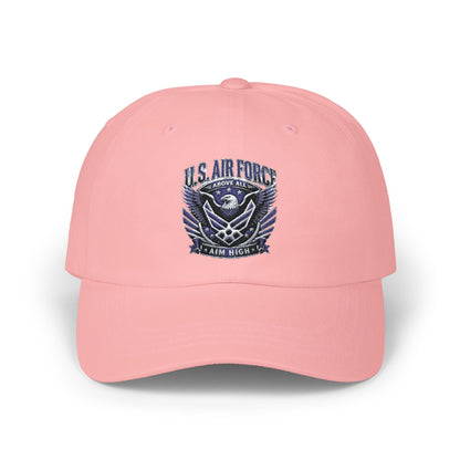 U.S. Air Force Dad Cap — Embroidered Military Logo Baseball Hat