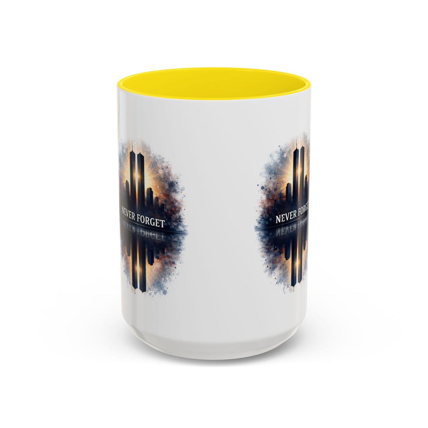 Never Forget 9/11 Memorial Accent Coffee Mug (11/15oz)