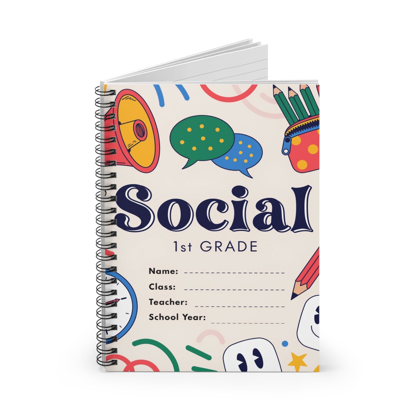 Spiral Notebook - Ruled Line