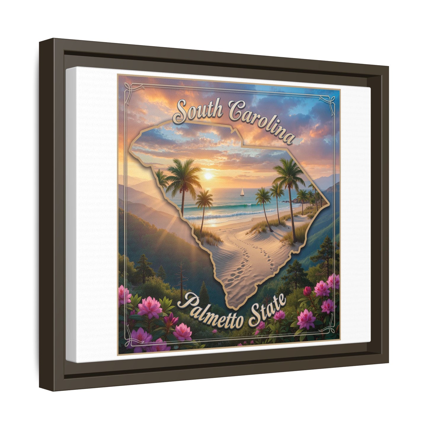 Matte Canvas, Framed (Multi-color)