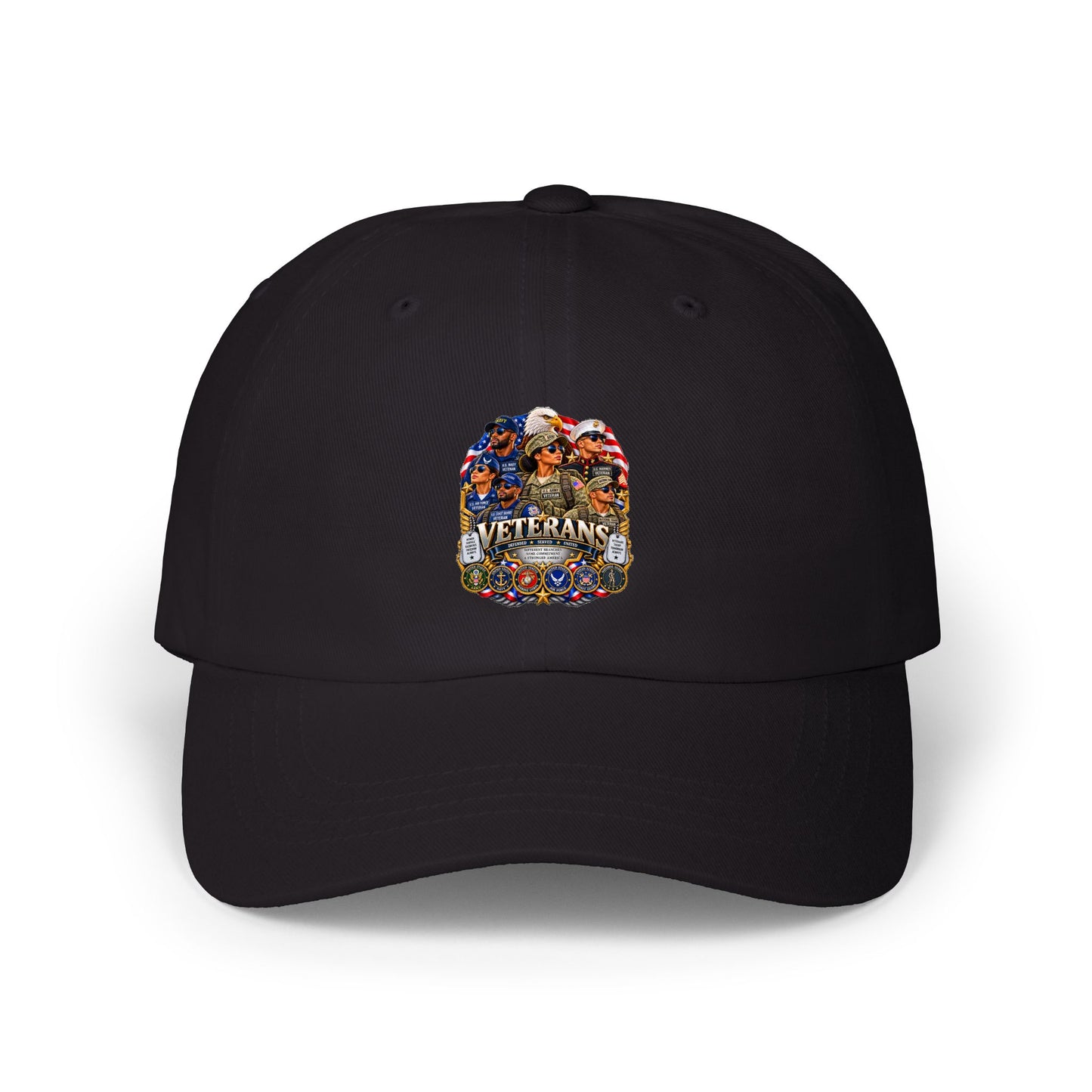 Dad Cap - Vintage Floral 'Wilderness' Patch Baseball Hat