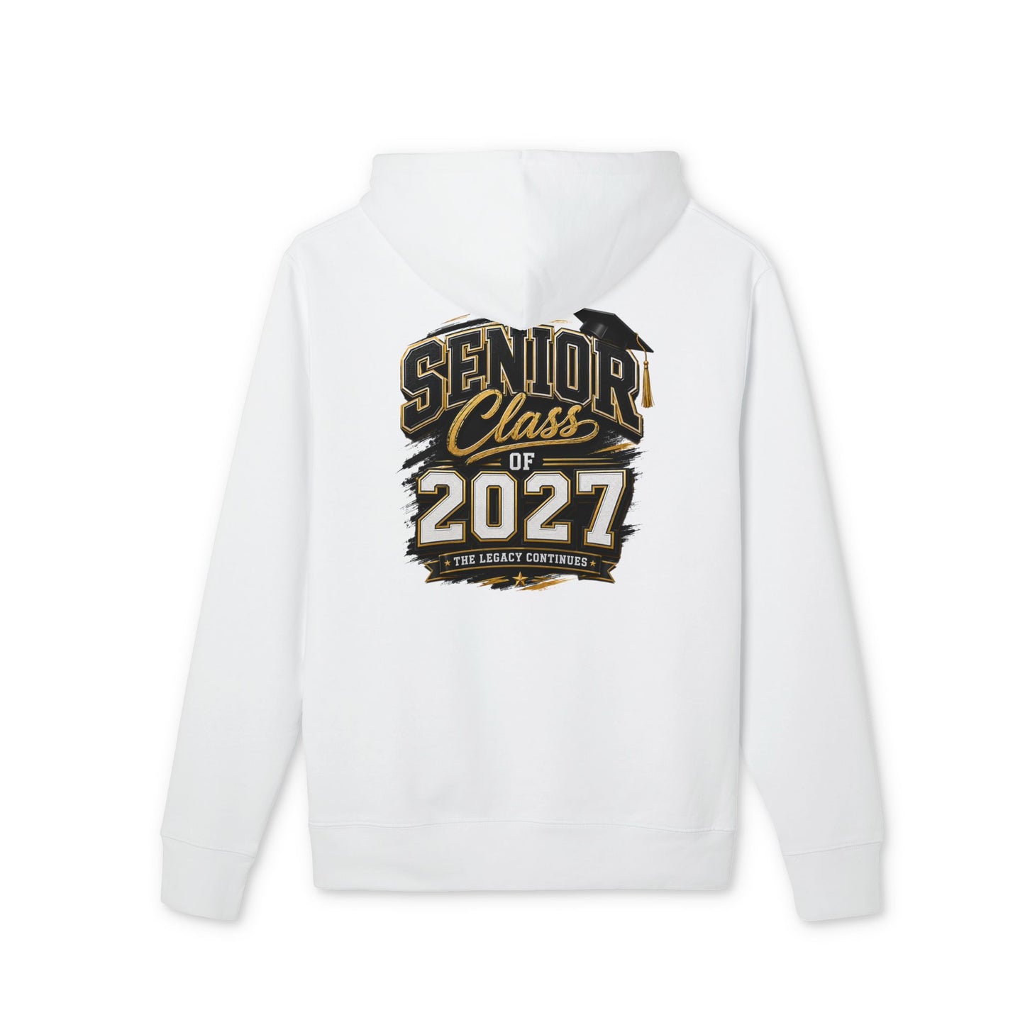 Senior Class of 2027 Hoodie — Graduation Sweatshirt with Cap Graphic