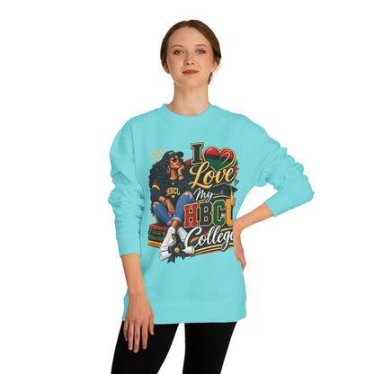 I Love My HBCU College Crewneck Sweatshirt