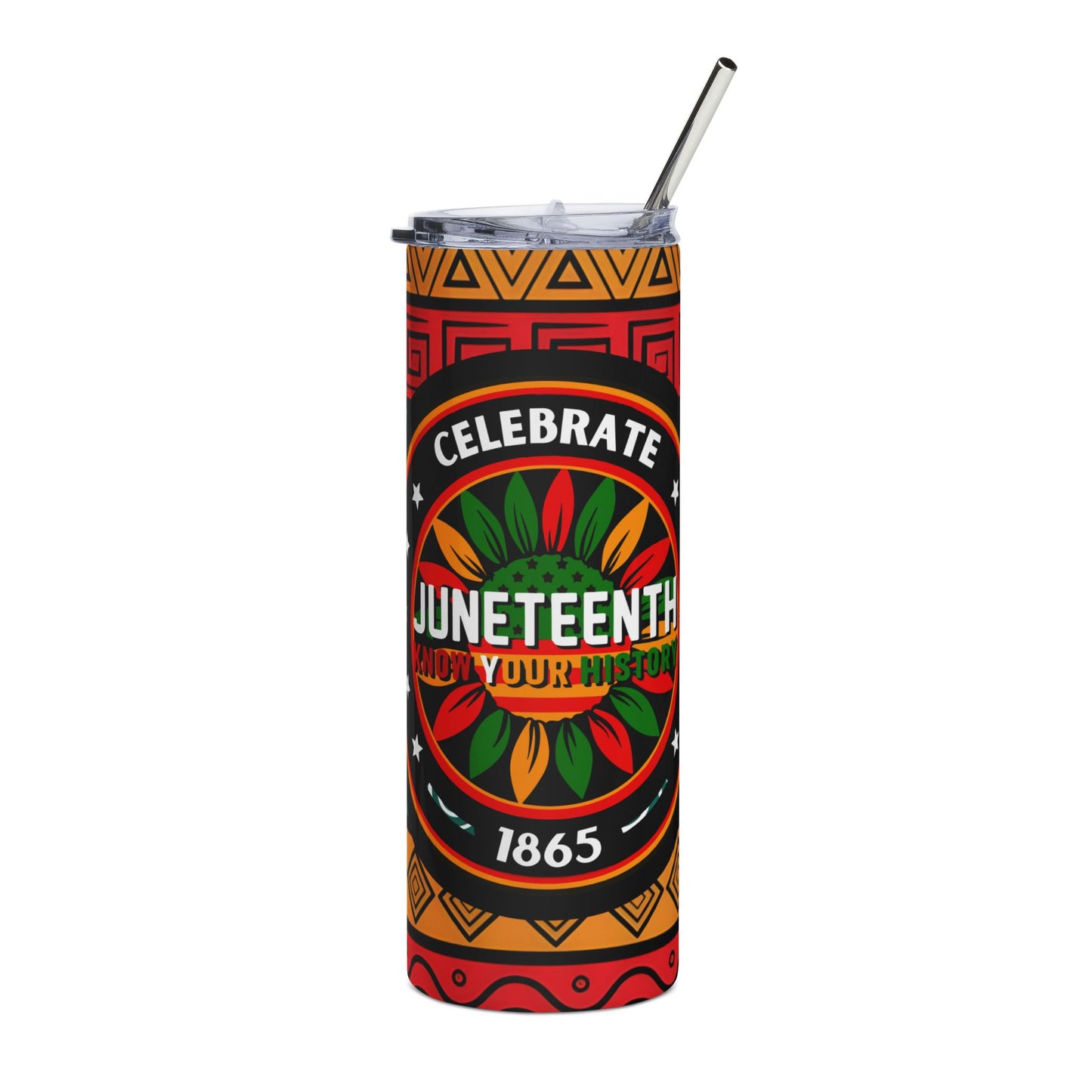 Juneteenth 20oz Stainless Tumbler — Celebrate Freedom Travel Mug