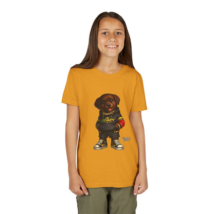 Youth Dog Tee — 'Legacy' Streetwear Puppy Graphic Shirt