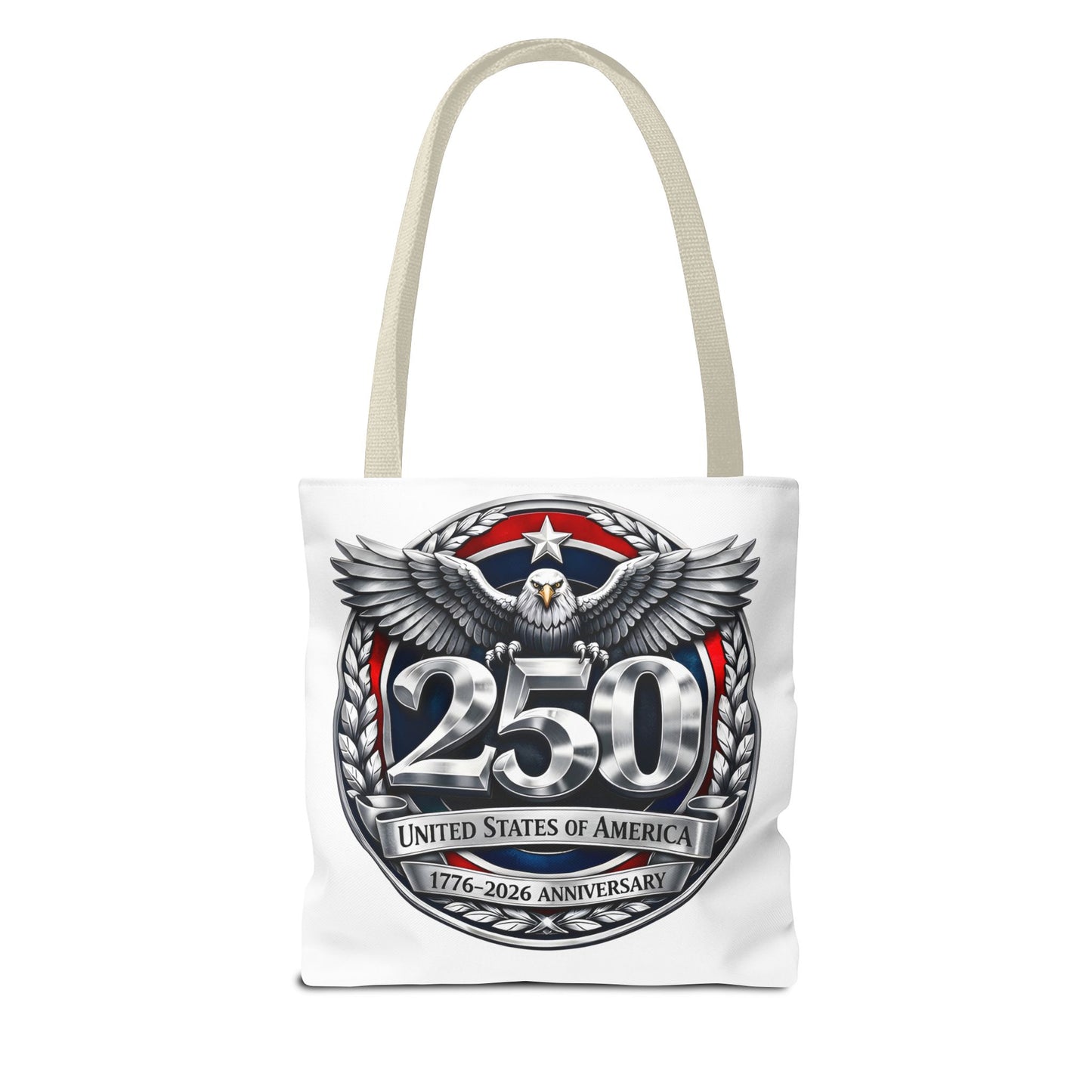 250th USA Anniversary Tote Bag — Patriotic Eagle 1776–2026 Commemorative Tote