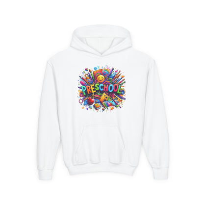 Preschool Kids Hoodie — Colorful Back-to-School Preschool Design