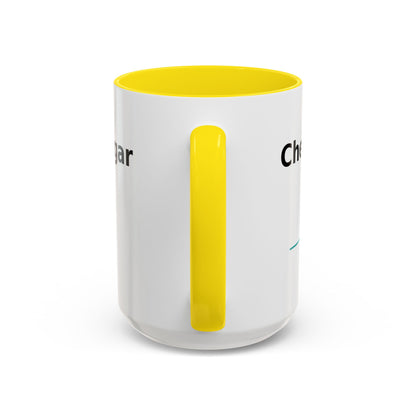 Accent Coffee Mug – 'Checking My Blood Sugar Like It's My Job' Diabetes Awareness Mug