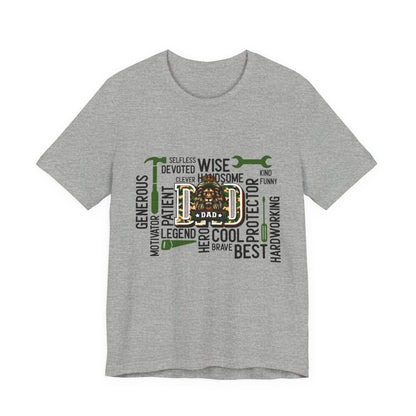 Best Dad Toolbox Word Cloud T-Shirt