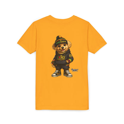 Youth Bear Graphic Tee – "I Love My Culture" Urban Streetwear