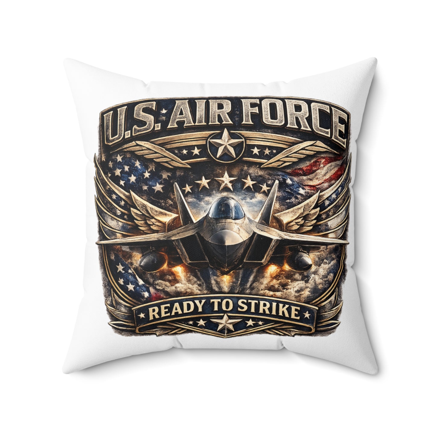 U.S. Air Force 'Ready to Strike' Decorative Pillow