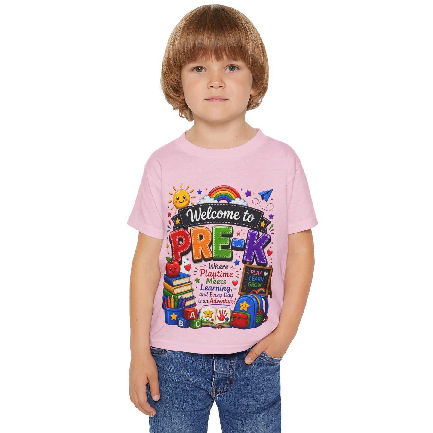 Welcome to Pre-K Toddler T-Shirt – Colorful Back-to-School Preschool Tee