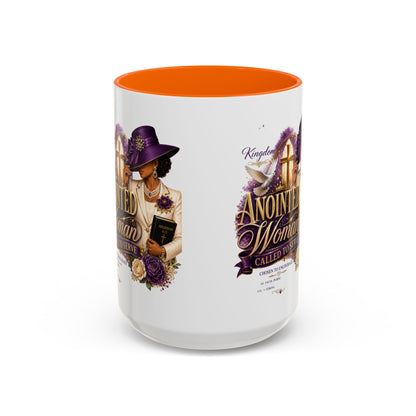 Anointed Woman Coffee Mug — Faithful, Called to Serve Accent Mug (11/15oz)