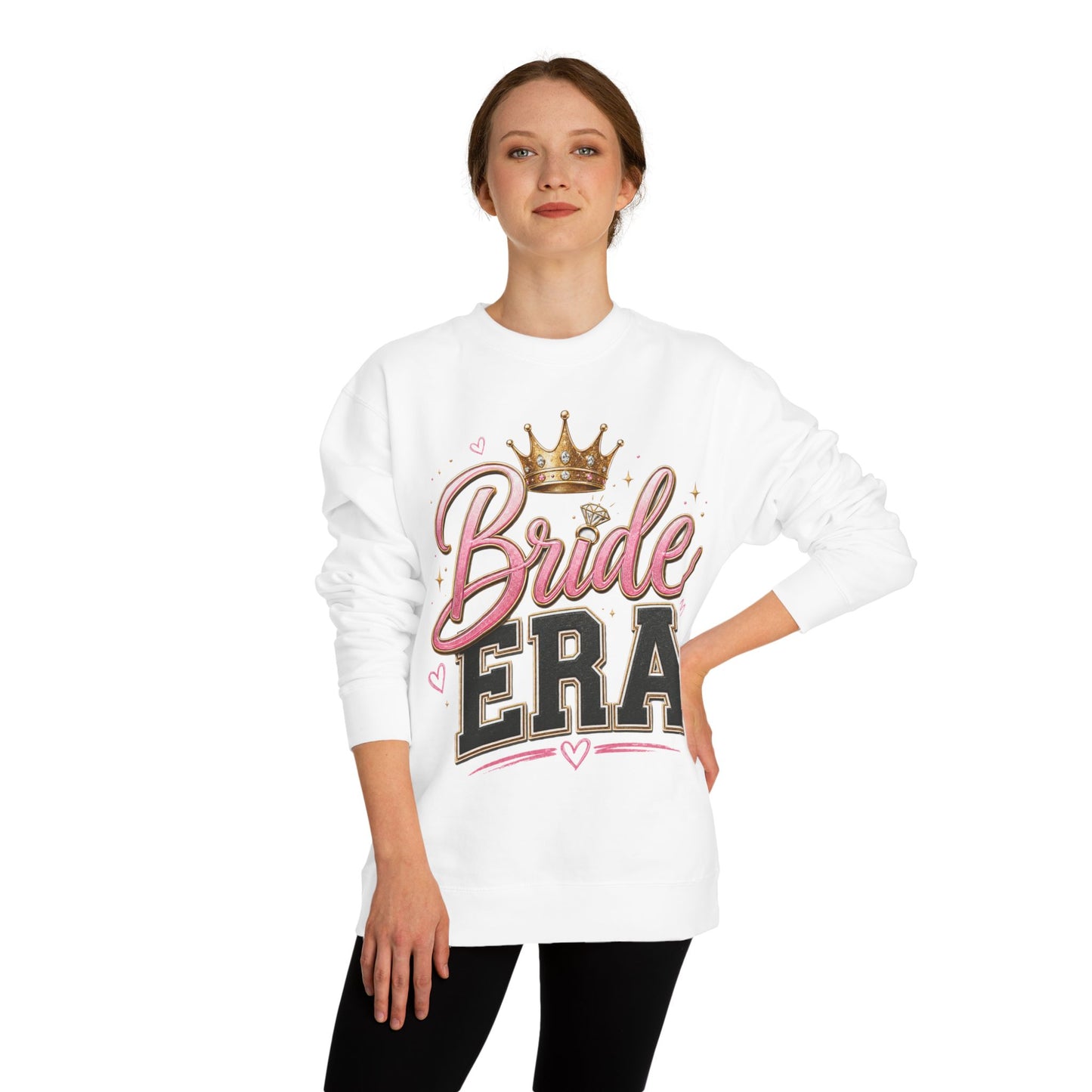 Bride Era Sweatshirt — Bachelorette Crewneck with Crown Graphic