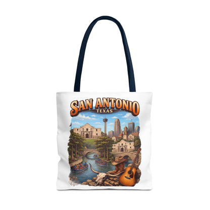 San Antonio Texas Tote Bag — Riverwalk Landmark Travel Souvenir