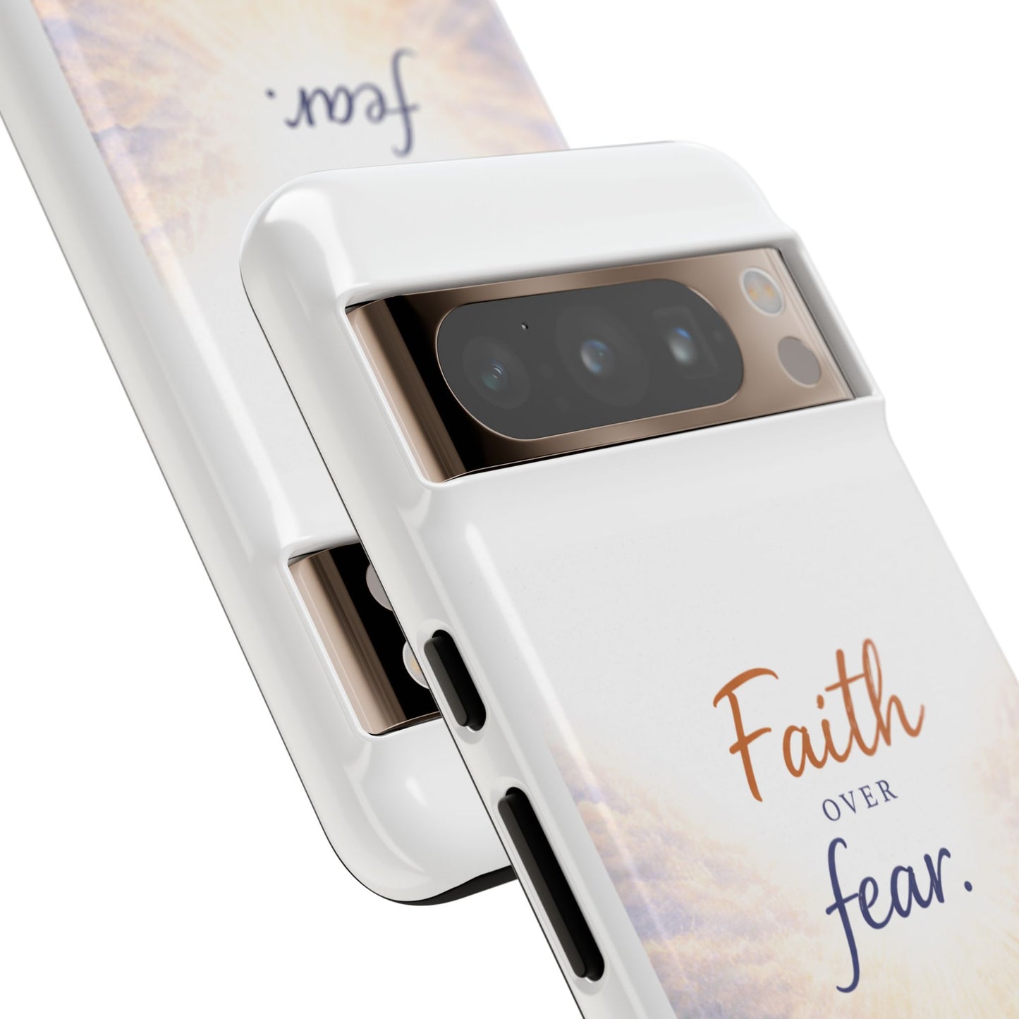 Faith Over Fear Phone Case — Inspirational Christian iPhone Cover