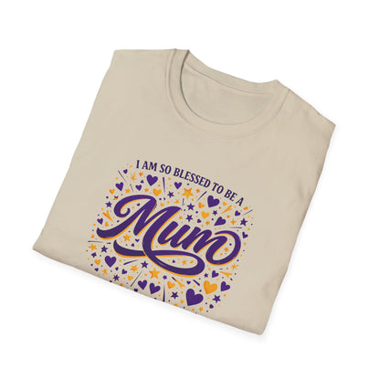 "I Am So Blessed To Be A Mum" T-Shirt