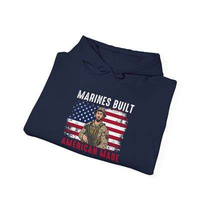 Marines Built American Made Hoodie