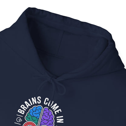 Brains Come in All Patterns Hoodie