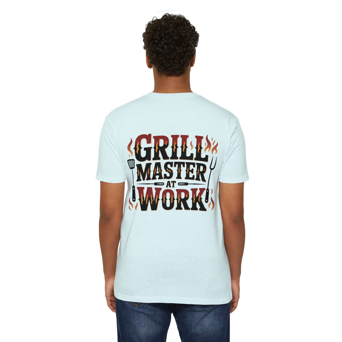 Grill Master at Work T-Shirt — BBQ Chef Funny Dad Gift
