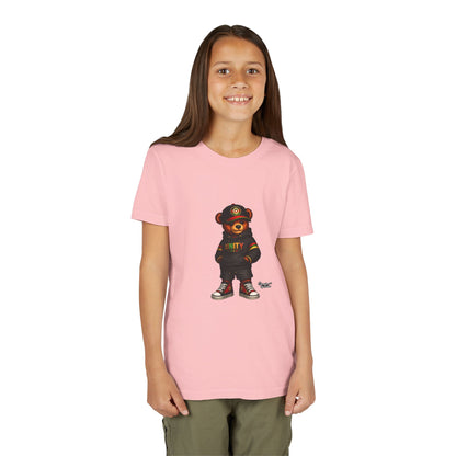 Youth T‑Shirt — Cool Bear Graphic Tee with 'UNITY' Hoodie Design
