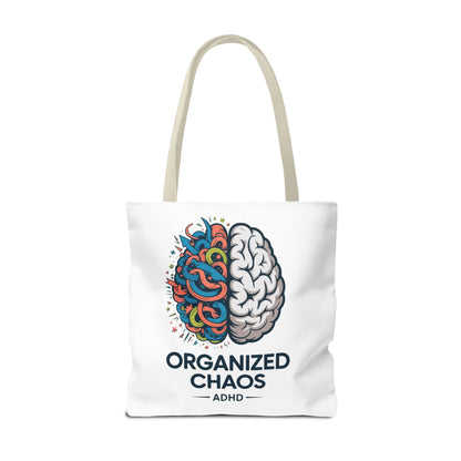 ADHD Tote Bag — "Organized Chaos" Brain Design