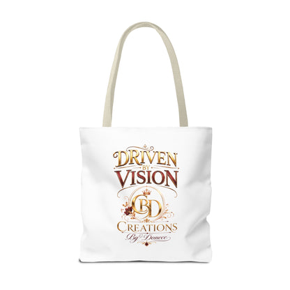 Driven by Vision Tote Bag — Branded BD Creations All-Over Print Tote