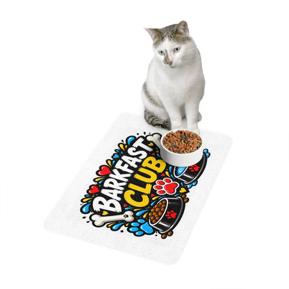 Barkfast Club Pet Food Mat — Non-Slip Dog Feeding Mat (12x18)