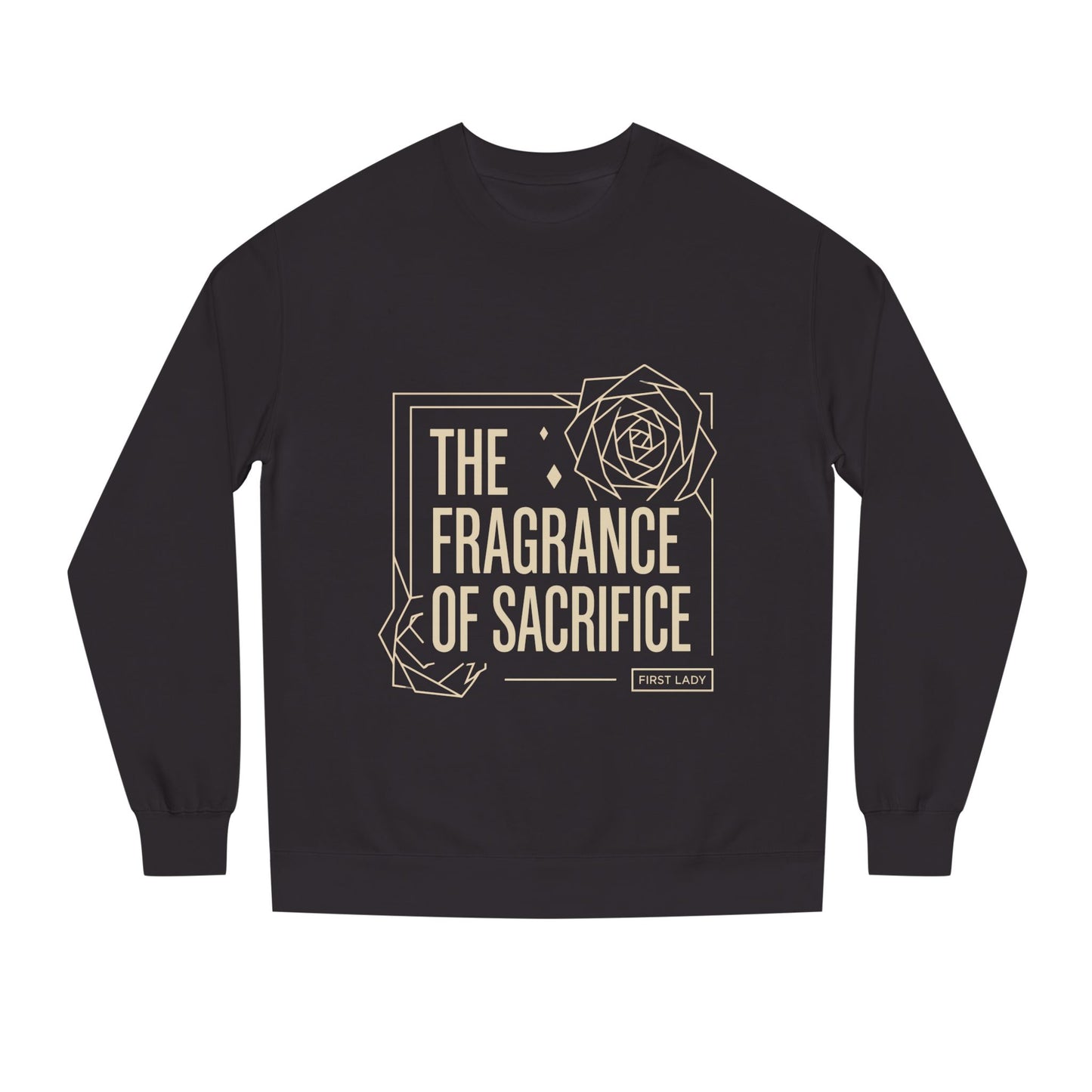 The Fragrance of Sacrifice Sweatshirt — Floral Graphic Crewneck