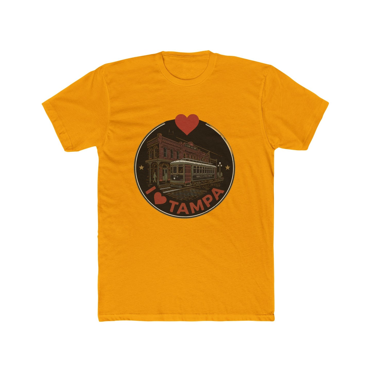 I Heart Tampa Streetcar T-Shirt — Retro Tampa Vintage City Tee