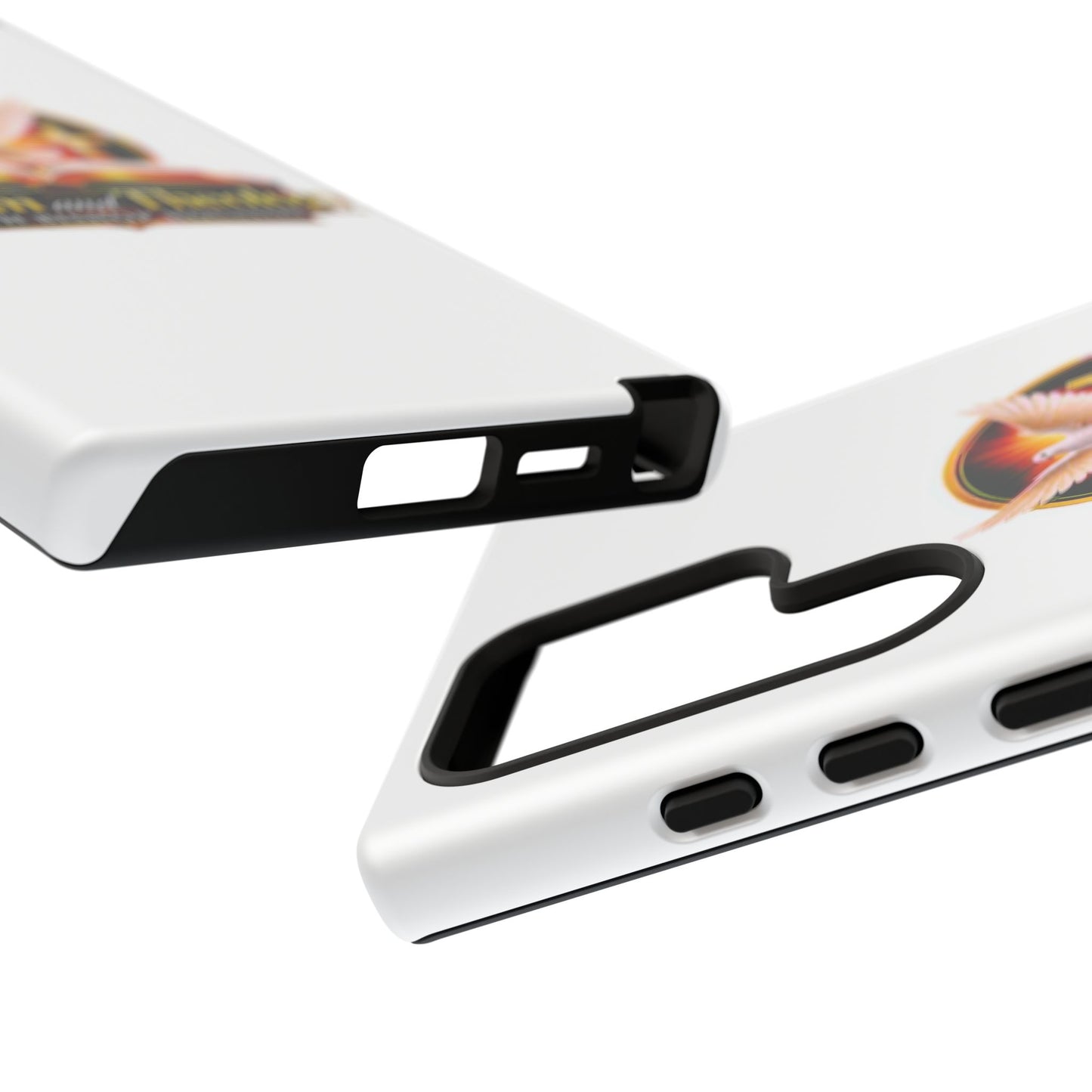 Wisdom and Theology Phone Case — Christian Dove & Cross Protective Tough Case