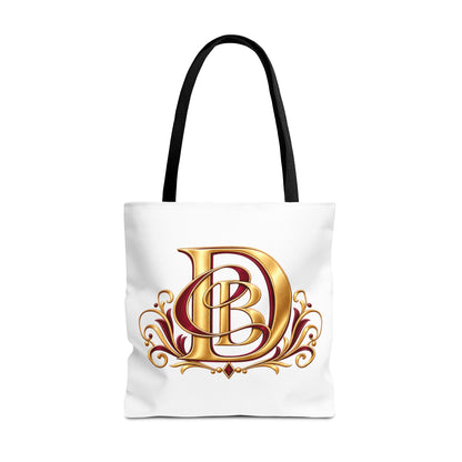 Monogram D Gold Ornate Tote Bag