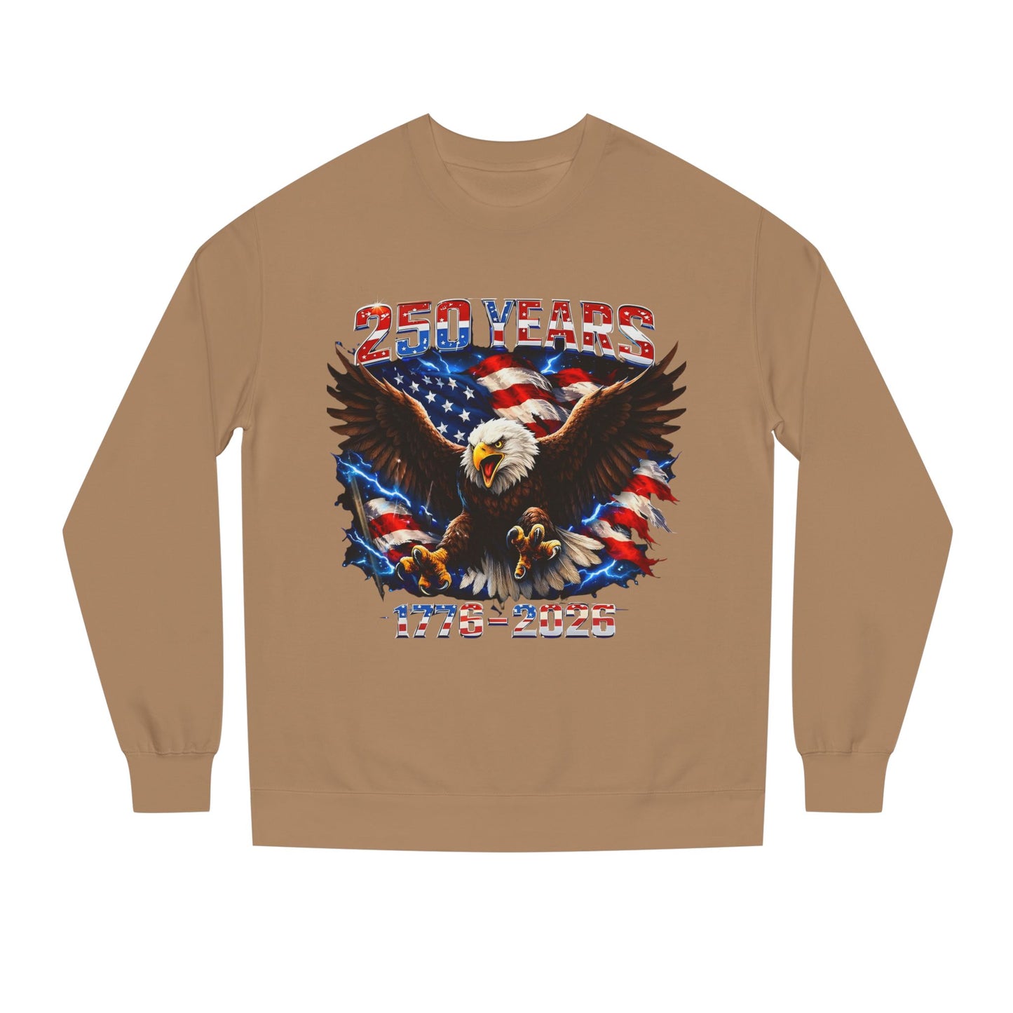 250 Years 1776–2026 Eagle Flag Sweatshirt