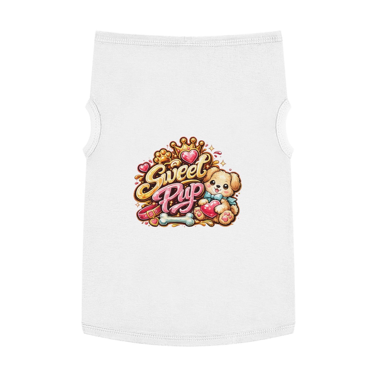 Sweet Pup Dog Tank Top — Cute Puppy Graphic Pet Tee