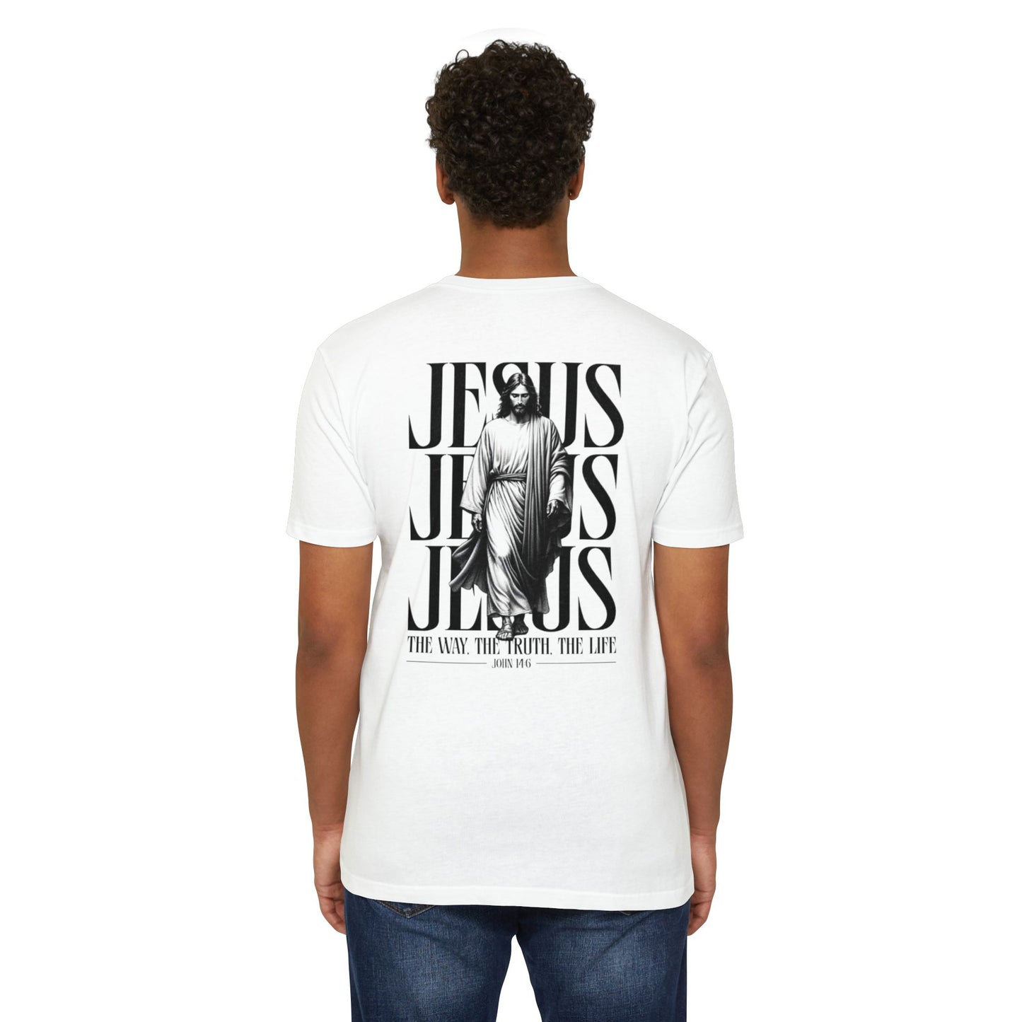 Jesus Graphic T‑Shirt — The Way The Truth The Life Faith Tee