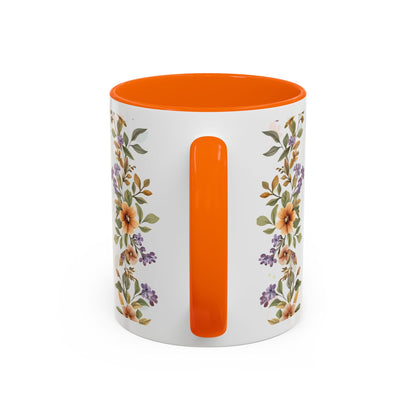 Mom Floral Coffee Mug — "Mom: The Quiet Strength..." Sentimental Mother's Day Gift (11/15oz)
