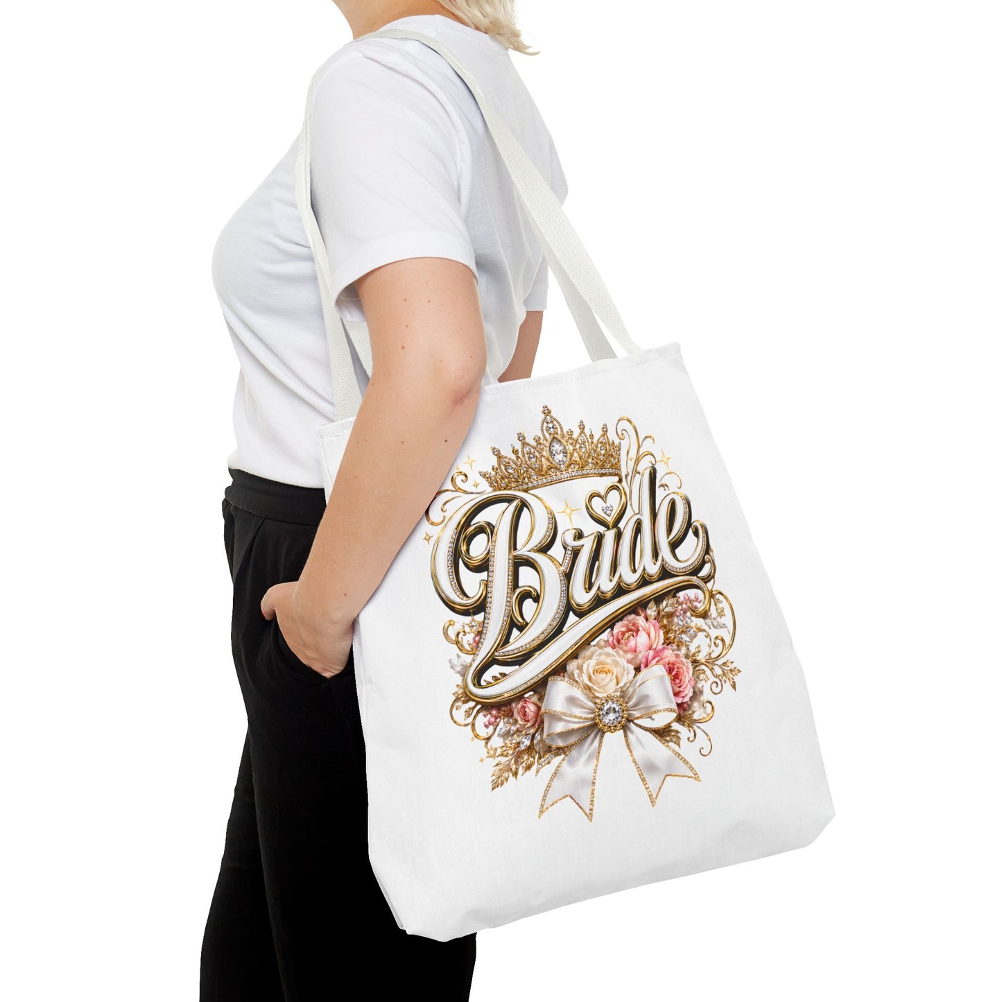 Bride Tote Bag — Bridal Shower, Bachelorette & Wedding Day Gift