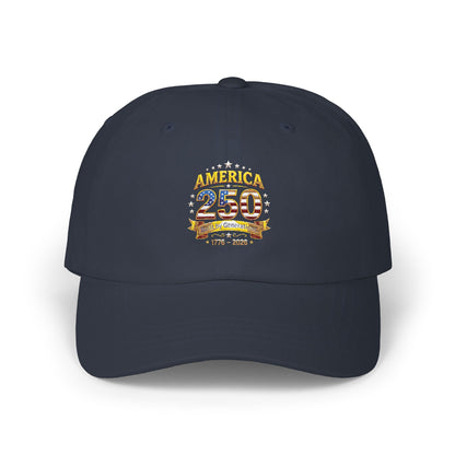 Dad Cap — Vintage '25' Anniversary Crest Embroidered Baseball Hat