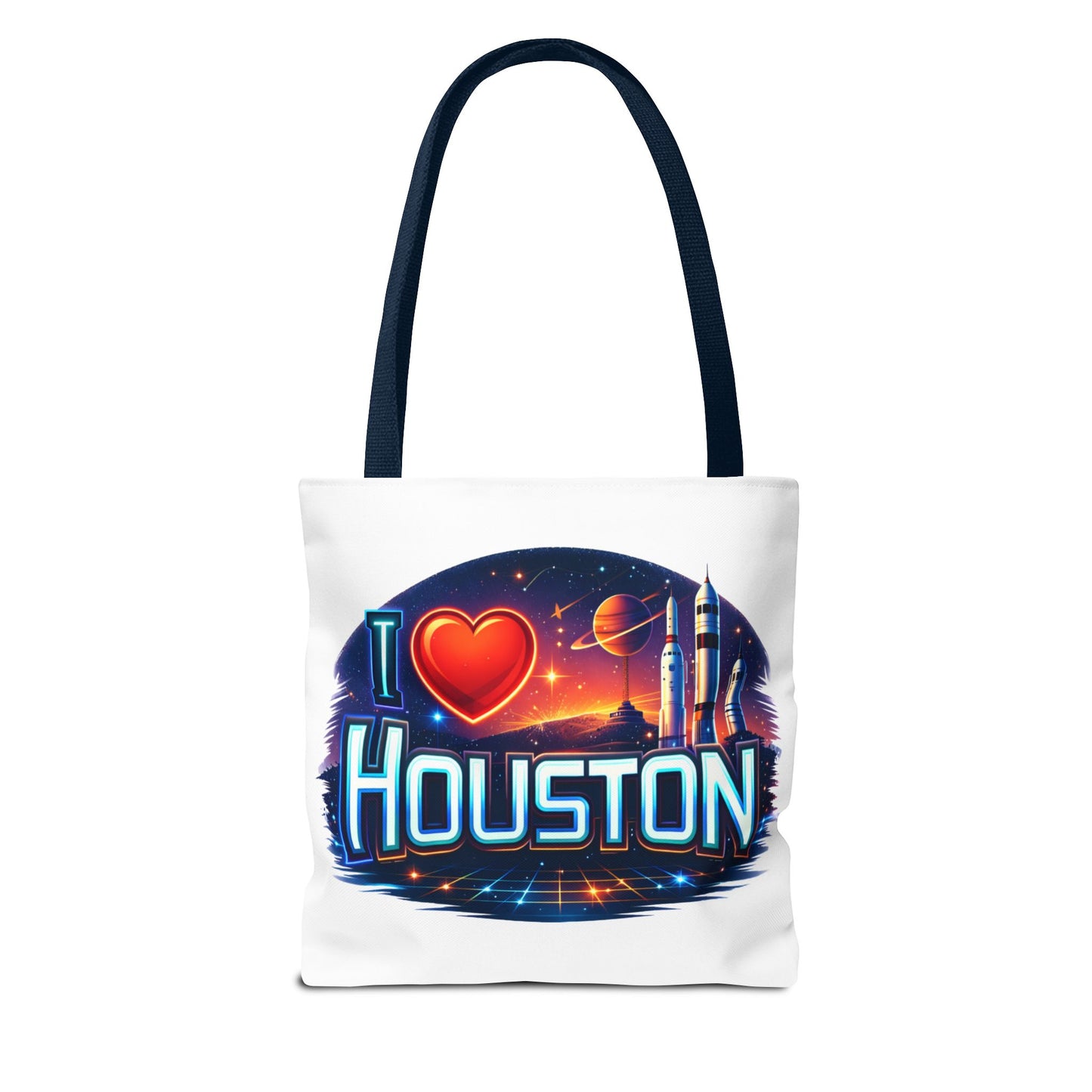 I  Houston Retro Space Tote Bag
