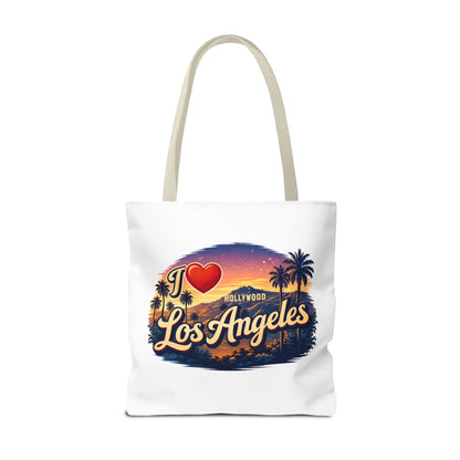 I  Los Angeles Tote Bag – Retro Sunset Hollywood Palm Tree Beach Souvenir