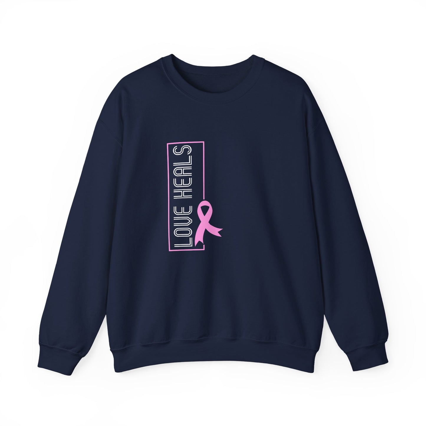 Love Heals Pink Ribbon Sweatshirt