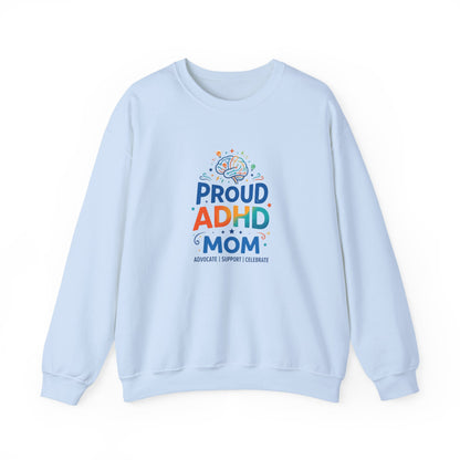 Proud ADHD Mom Crewneck Sweatshirt