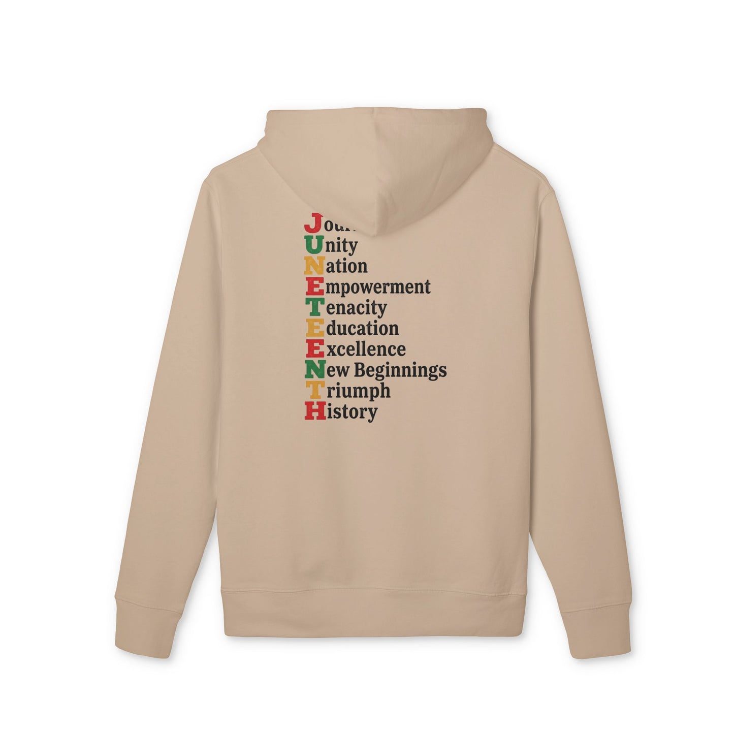 Juneteenth Acrostic Hoodie – Unity Empowerment Celebration Sweatshirt