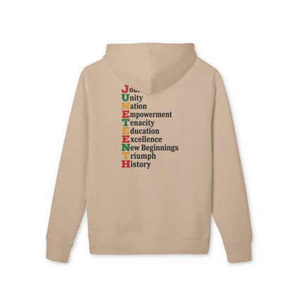 Juneteenth Acrostic Hoodie – Unity Empowerment Celebration Sweatshirt