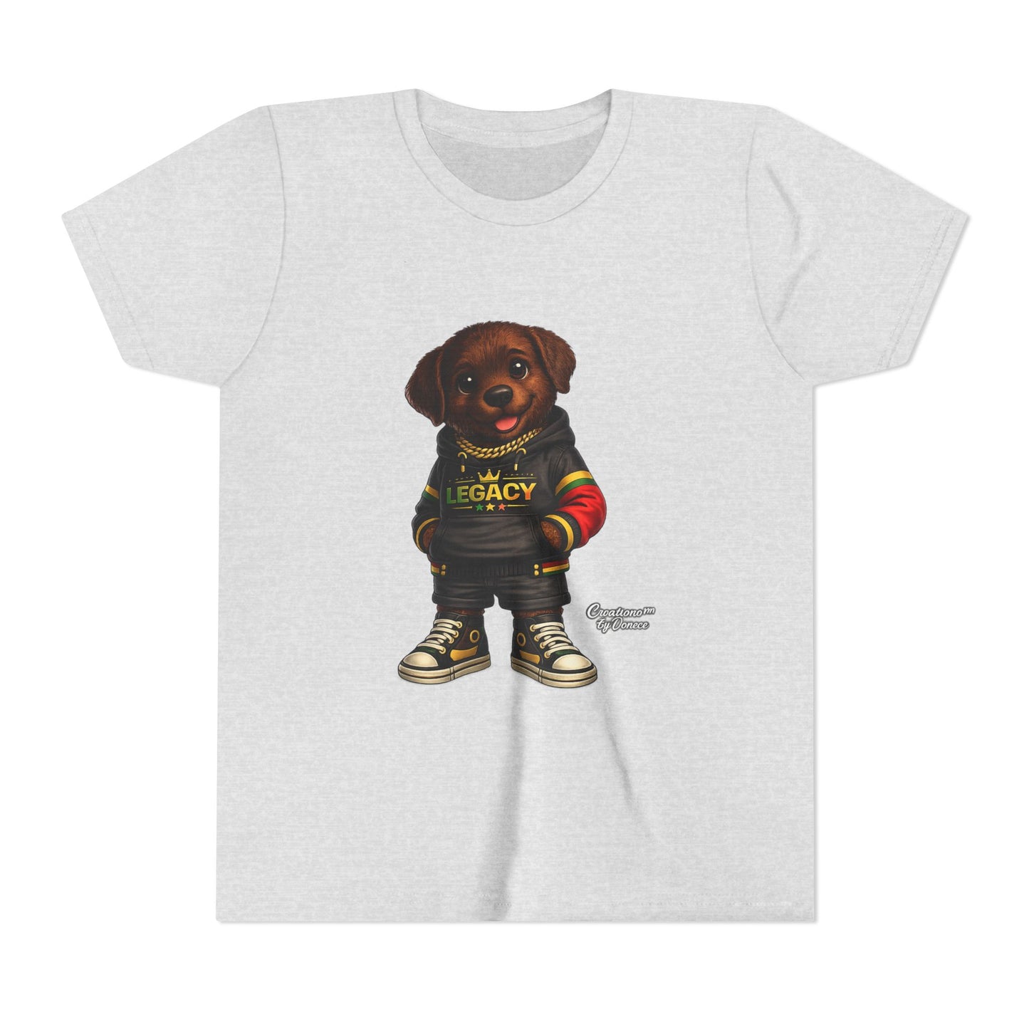 Youth Dog Tee — 'Legacy' Streetwear Puppy Graphic Shirt