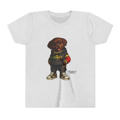 Youth Dog Tee — 'Legacy' Streetwear Puppy Graphic Shirt