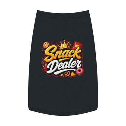 Snack Dealer Pet Tank Top – Funny Treat Lover Dog Shirt