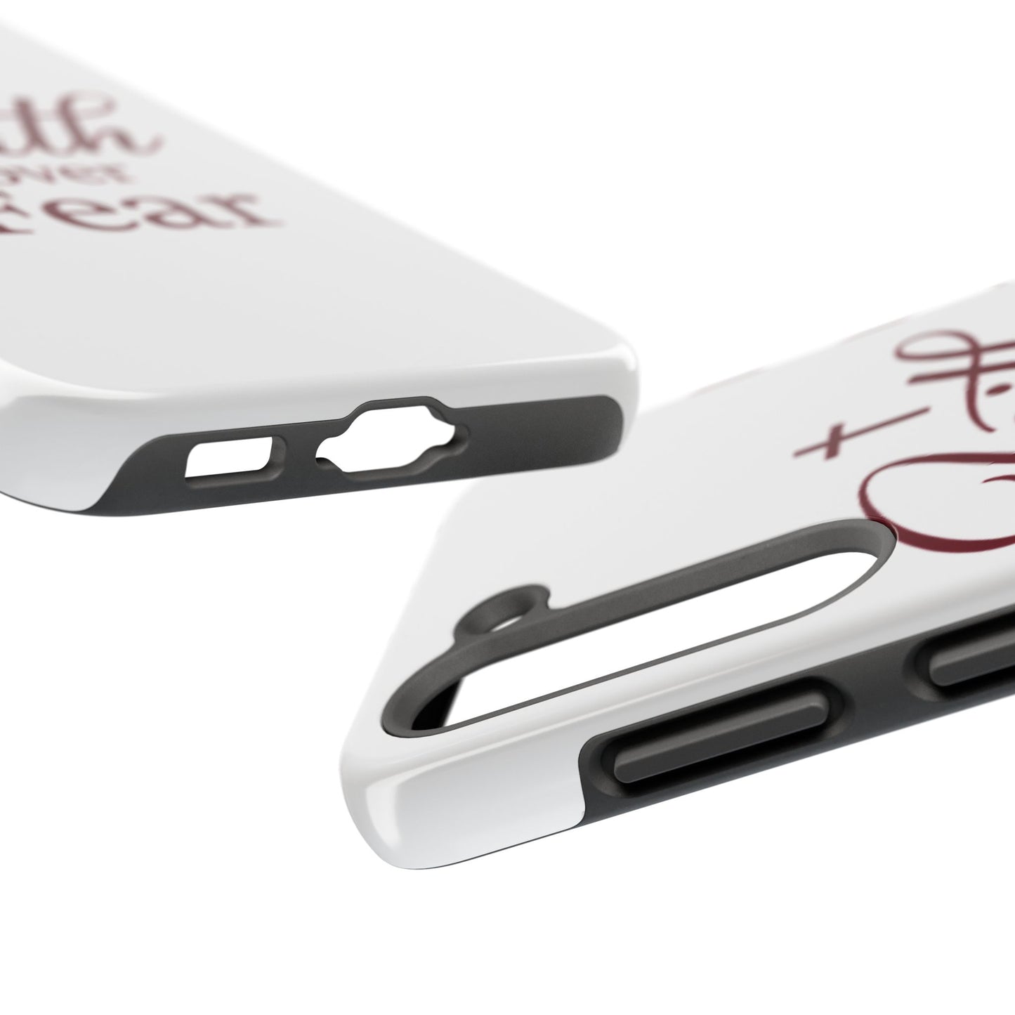 Faith Over Fear Tough Phone Case — Christian Inspirational Protective Phone Cover